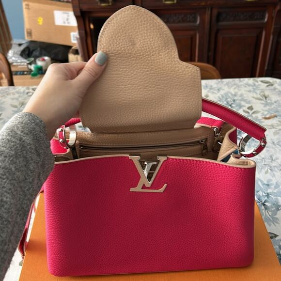 WITH BOX Louis Vuitton $7,000 Pink Capucines Must Have Bag - Picture 3 of 11